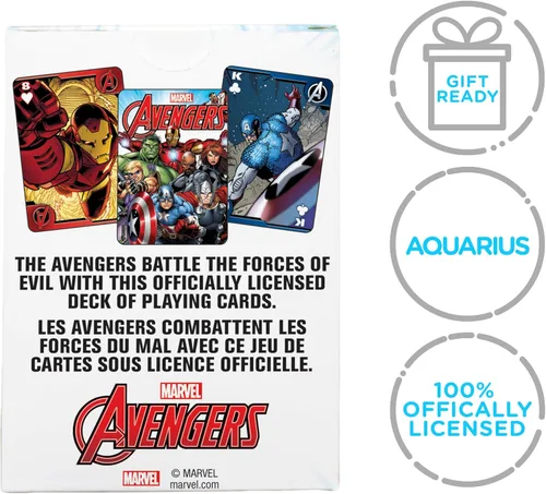 Miniatura 7 de AQUARIUS Marvel Avengers Comics - Juego de cartas de 3 pulgadas, multicolor