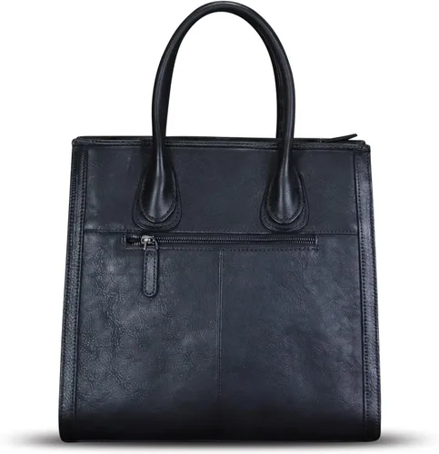 Miniatura 4 de Bolso de cuero genuino para mujer, bolso de cuero en relieve, bolso de mano con asa superior, bolso cruzado de trabajo