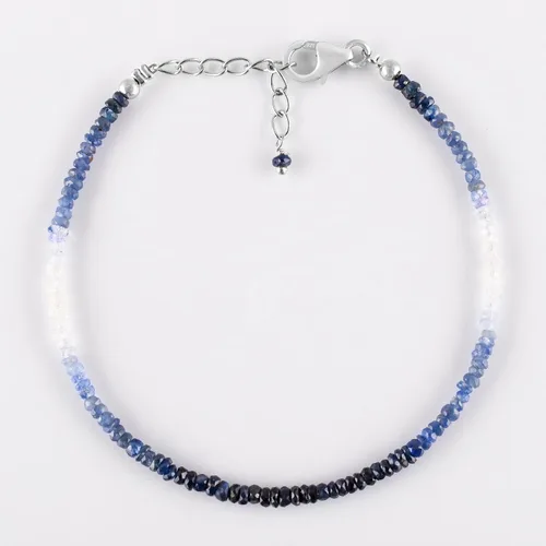 Miniatura 6 de Gifts For Women Shaded Beads Bracelets for Women, Natural Gemstone Handmade Full Beaded Jewelry, Birthstone, Crystals and Healing Stones 925