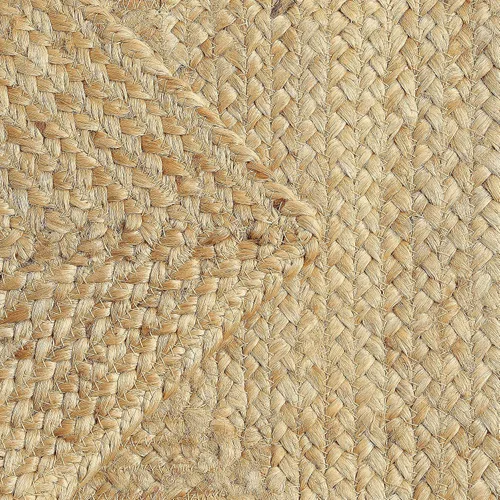Miniatura 5 de RedEarth · Alfombra rectangular - 2'x3' de yute natural trenzada con respaldo antideslizante - Alfombra boho tejida a mano para dormitorio, cocina