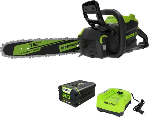 Miniatura 14 de Greenworks Motosierra inalámbrica sin escobillas de 80 V y 16 pulgadas