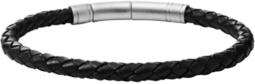 Miniatura 4 de Fossil Billetera plegable de cuero Quinn para hombre