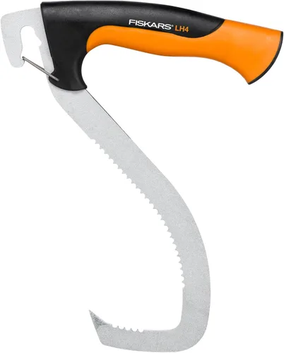 Miniatura 7 de Fiskars Palanca de tala con gancho elevador, Para tala, Longitud: 45.3 in, Negro/Naranja/Plata, WoodXpert, Tamaño: L, 1015439