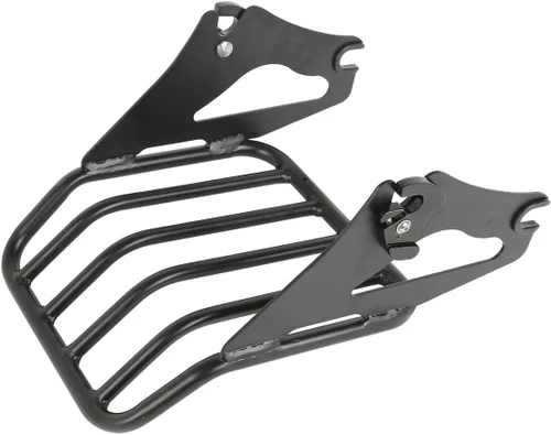 Miniatura 5 de XFMT Portaequipajes desmontable de dos plazas para motocicleta para Harley Touring Road King Street Glide Road Glide Electra Glide 2009 y posterior