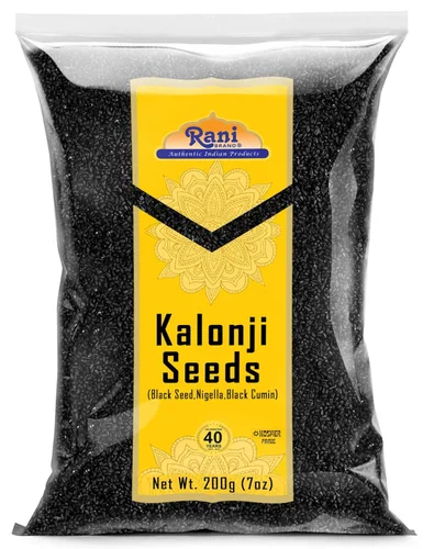 Miniatura 14 de Rani Kalonji (semillas negras, nigella sativa, comino negro) 80 onzas (5 libras) 5.0 lbs a granel ~ Todo natural Apto para gluten Sin OMG