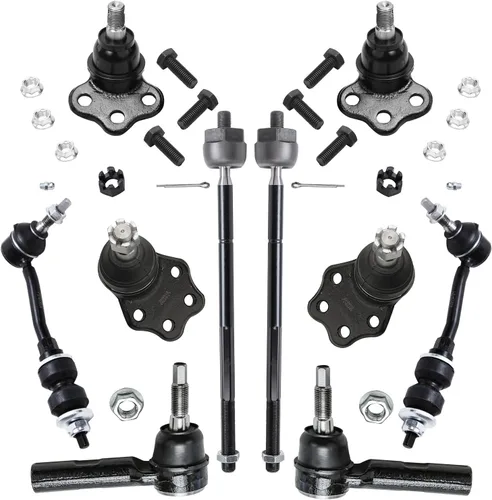 Miniatura 245 de Detroit Axle – Kit de suspensión delantera para Hyundai 2013-2018 Santa Fe 2 enlaces de barra de estabilizador 4 varillas de amarre interiores