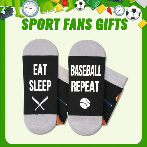 Miniatura 4 de Zmart Gifts for Sports Lovers - Running Yoga Dance Skater Fishing Gifts, Funny Socks