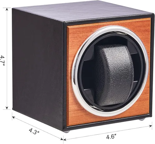 Miniatura 8 de CO-Z Automatic Single Watch Winder, USB Powered Winder for Single Watch, Wooden Watches Storage Box Display Case for Watch Collectors, Self Winding