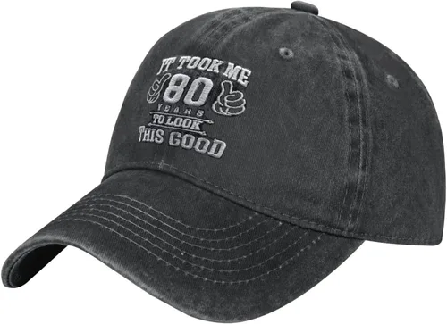 Miniatura 2 de Regalos de 80 cumpleaños para hombres, me tomó 80 años lucir esta buena gorra de béisbol bordada vintage