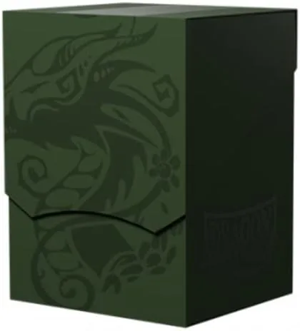 Miniatura 3 de Caja de cartas Dragon Shield, cubierta de cubierta, blanco ceniza/negro, duradera y resistente, almacenamiento de tarjetas OCG, compatible
