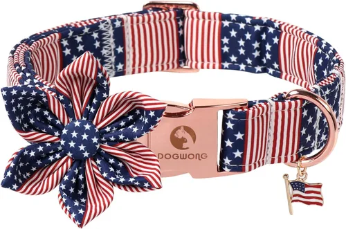 Miniatura 13 de DOGWONG Collar de perro arcoíris con bonito lazo para el Mes del Orgullo LGBT - Collar ajustable y cómodo para perros grandes, medianos y pequeños
