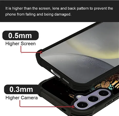 Miniatura 591 de CARLOCA Funda compatible con Samsung Galaxy S22 Ultra, diseño gráfico de Star Howling Wolfs Samsung Galaxy S22 Ultra, diseño gráfico, a prueba