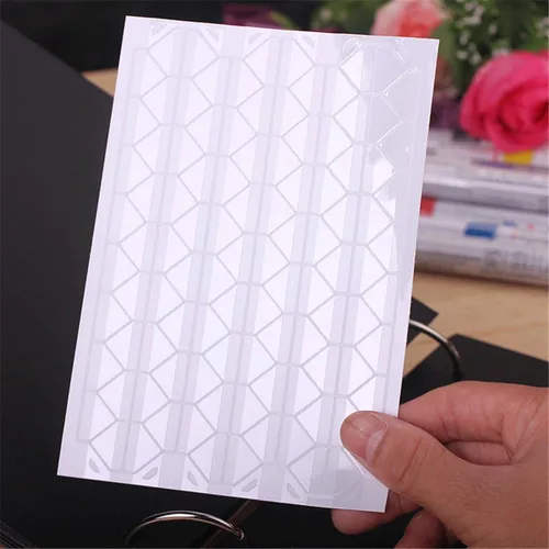 Miniatura 3 de 10 hojas (paquete de 1020) esquinas fotográficas autoadhesivas de papel de PVC, calcomanías de esquina para álbumes de recortes, diario personal