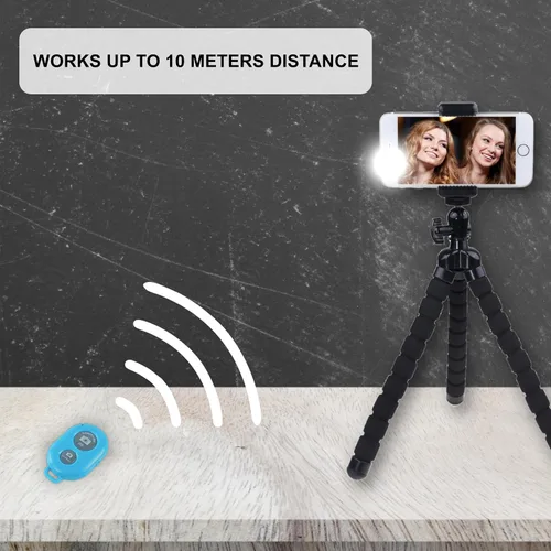 Miniatura 6 de CamKix control remoto inalámbrico para cámara con obturación y Bluetooth para teléfonos inteligentes – crea increíbles fotos y autofotos., Azul
