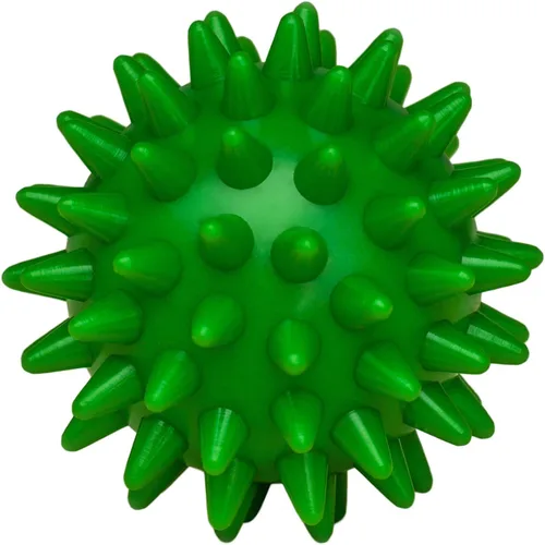 Sole Premium Foot Care Products Saj Ball Green Mini Spiky Deep Tissue Masaje - Tamaño de viaje, caja de regalo Verde
