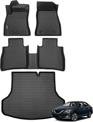 Miniatura 39 de Alfombrillas y forro de carga para Jeep Grand Cherokee L 2021-2025 (solo para 6 plazas sin consola central), alfombrillas de automóvil TPE para todo
