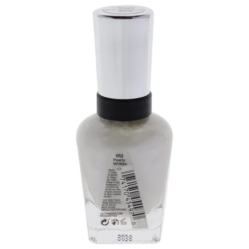 Miniatura 2 de Sally Hansen Esmalte de uñas de manicura de salón completo Color de uñas multibeneficio Fórmula fortalecedora de queratina 012 blancos perlados