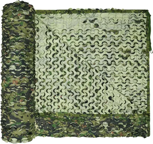 Miniatura 14 de LOOGU Red de camuflaje de bosque personalizada para campamento, caza, militar, red de camuflaje de 6.5 x 10 pies, 6.5 x 26 pies, 10 x 10 pies, 10 x