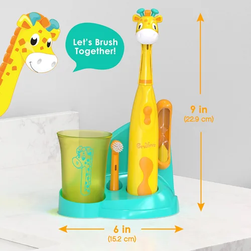 Miniatura 6 de Cepillo de dientes electrónico Brusheez para niños Jovie la jirafa