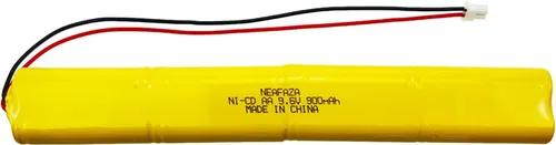 Miniatura 5 de BBAT0043A Ni-Cd 9.6V 900mAh Luz de emergencia Batería compatible con ELBB003 ELB-B003 ELB-B004 ELBB004 OSI OSA228 DANTONA CUSTOM-306-U BBAT0044A