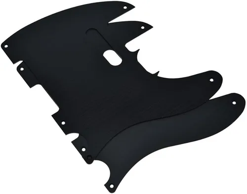 Miniatura 6 de KAISH Metal aluminio anodizado American Vintage 5 agujero Tele estilo Pickguard TL Pick Guard Scratch Plate para USA/México Telecaster Negro
