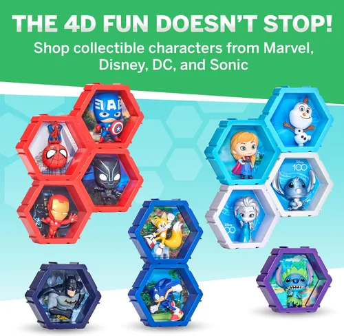 Miniatura 8 de WOW! PODS 4D Disney 100 - Stitch - Coleccionable aniversario de Disney de cien años, relleno de cesta de Pascua, figuras de acción, regalos