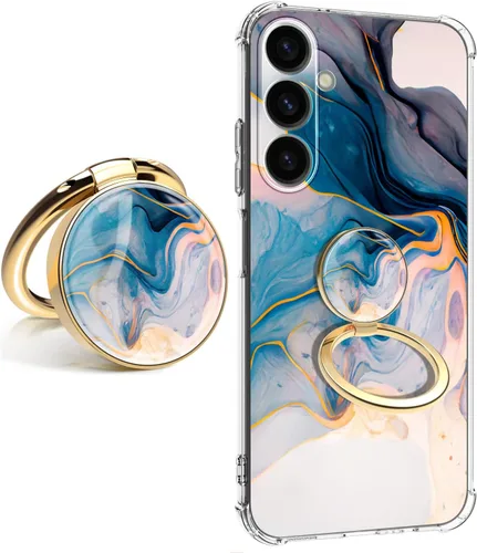Miniatura 14 de para Samsung Galaxy a15 5G [Funda de Mármol Delgada]+[Anti-Caída Protectora] Fundas de Teléfono de TPU Suave y Elegantes para Mujeres de 6.5 Pulgadas