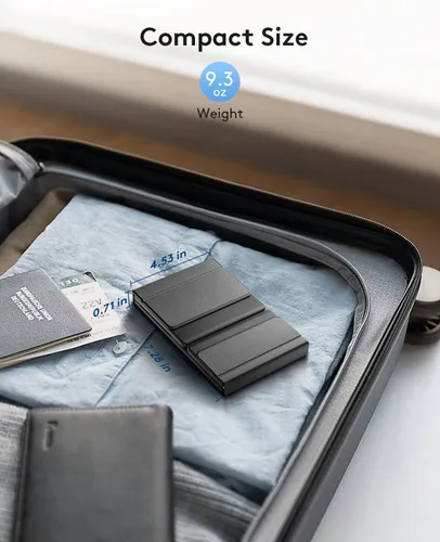 Miniatura 7 de Samsers - Teclado plegable Bluetooth con teclado numérico, teclados plegables inalámbricos de tamaño completo con cuero PU, portátil para viajes