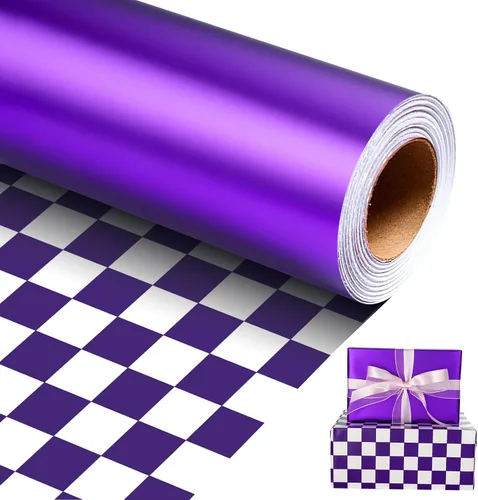 Miniatura 43 de Homeral Rollo de papel de regalo Jumbo de 30 pulgadas x 32.8 pies, color azul rey metálico para Navidad, cumpleaños, vacaciones, boda, baby shower