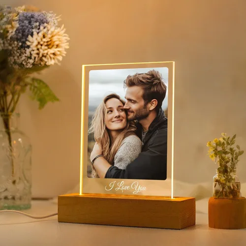 Miniatura 3 de Marco de fotos personalizado, marcos de fotos personalizados, regalos de aniversario personalizados de cumpleaños para mujeres, hombres, ella, él