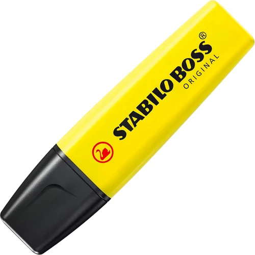 Miniatura 2 de STABILO Subrayador BOSS ORIGINAL - Caja redonda de 6 - Amarillo, verde, naranja, rojo, rosa, azul