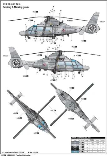 Miniatura 3 de Trumpeter Panther Helicopter (escala 1/35)