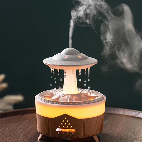 Miniatura 7 de Humidificador de Gota de Lluvia para Dormitorio Habitación Grande - Humidificadores de Aire y Difusor de Aromaterapia, Humidificador Ultrasónico