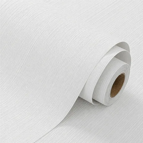 Miniatura 8 de FUKU MON Papel Tapiz de Tela de Hierba Azul 24" X 394" Texturizado Azul Claro Lino Grueso Clásico Neutro Tejido de Hierba Papel de Contacto