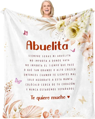 Miniatura 8 de Regalos para mamá, manta de regalos para mamá de 60 x 50 pulgadas, regalos para mamá en español, feliz cumpleaños mamá, regalos para mamá mexicana