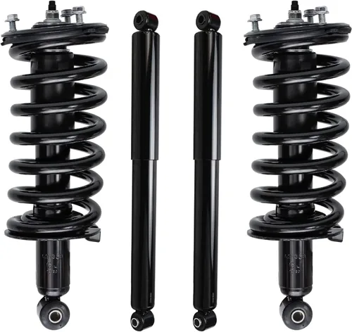 Miniatura 54 de Detroit Axle - Amortiguadores de puntales para Nissan Sentra 2007-2012 [Base S SL SR] Puntales delanteros completos con amortiguadores traseros