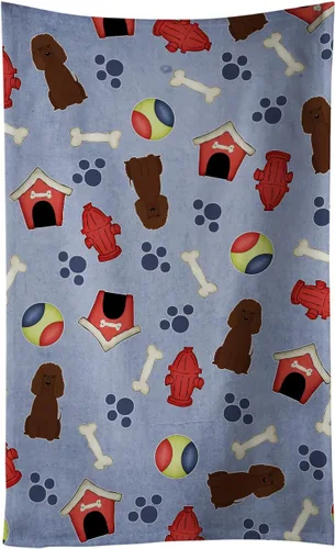Miniatura 47 de Caroline's Treasures BB2654KTWL Dog House Collection Airedale - Toalla de cocina para invitados, toalla de baño decorativa para cara, té, paño