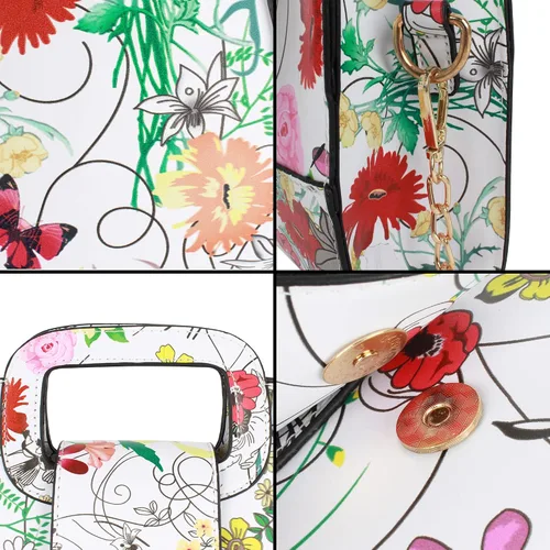 Miniatura 57 de ZLMBAGUS - Bolso de mano para mujer, diseño vintage con solapa y asa, de piel sintética, para llevar al hombro