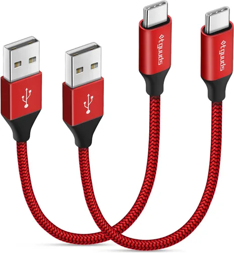 Miniatura 30 de etguuds Cable USB a USB C de 2 pies, paquete de 2 cables de carga USB A a tipo C de carga rápida para Samsung Galaxy A17 A16 A15 A26 A36 A56, S25