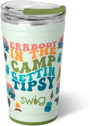 Miniatura 14 de Swig Life - Vaso aislante de 22 onzas, vaso de viaje para café con tapa, taza de café para viaje compatible con portavasos, de acero inoxidable