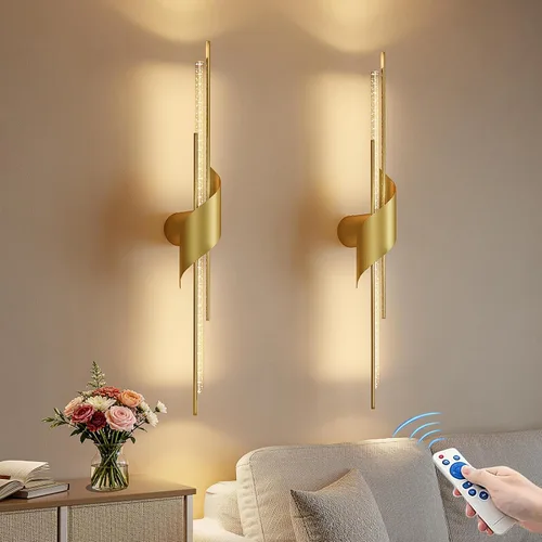 Miniatura 9 de camuucci Battery Operated Wall Sconces Set of Two,Modern Wireless Wall Lights,LED Rechargeable 20000mAh Not Hardwired Remote Control Dimmable Wall