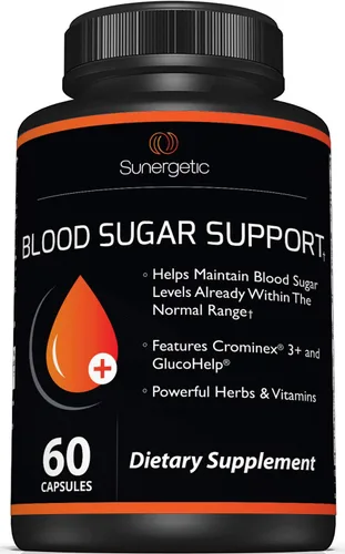 Mejor suplemento de azúcar en la sangre, ayuda a mantener niveles sanos de glucosa y azúcar en la sangre, incluye extracto de melón amargo, vanadio,