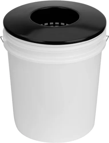 Miniatura 5 de Macetas de red de 6 pulgadas para cubos de 5 galones (paquete de 6), tapas de cesta hidropónicas sin BPA DWC