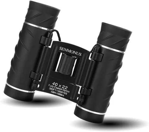 Prismáticos pequeños compactos de 40 x 22 para adultos y niños, prismáticos de bolsillo ligeros para observación de aves, viajes, conciertos,