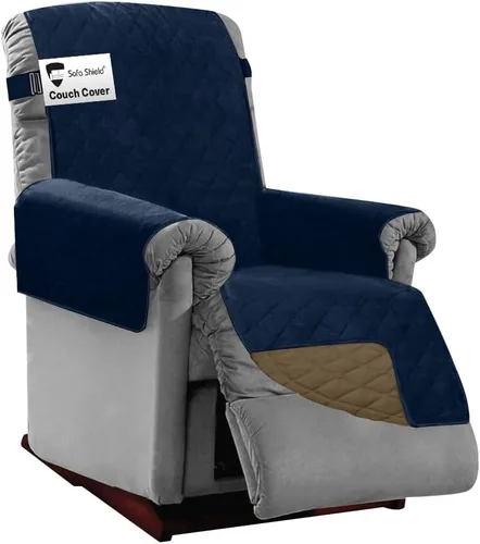 Miniatura 12 de Sofa Shield - Funda para sillón reclinable con correa patentada, protector de cojín, funda reversible diseñada en EE. UU. resistente a manchas