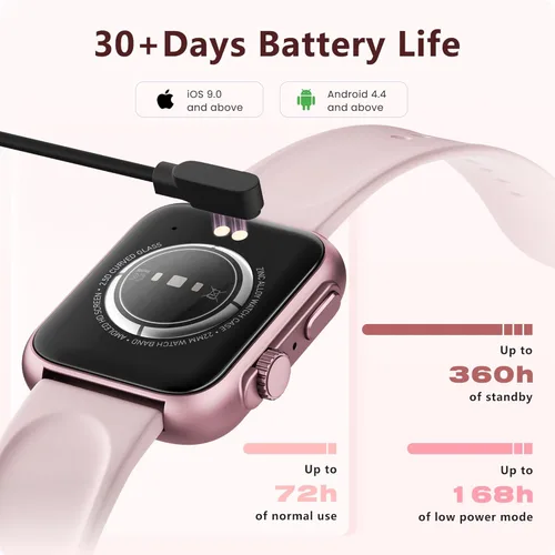 Miniatura 8 de Reloj inteligente para hombres y mujeres, llamada Bluetooth, más de 120 modos deportivos, seguimiento del sueño, contador de pasos y calorías, reloj
