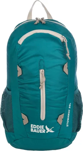 Miniatura 18 de Eddie Bauer Stowaway Mochila Empacable Viaje Exterior Ligera Plegable Duradera Poliéster Ripstop 30L - Cereza Negra