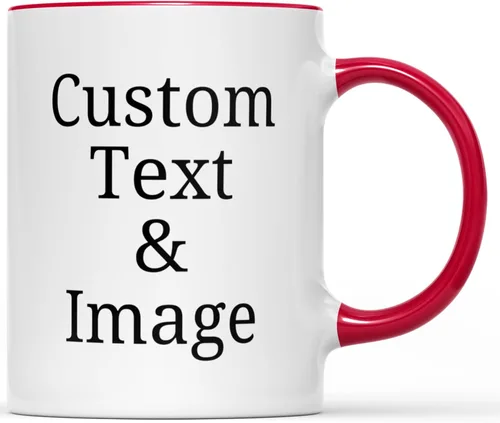 Miniatura 6 de Fantastic Gifts Taza con foto personalizada con texto personalizado, sube tu imagen con diferentes diseños Taza con Foto Personalizada y Texto Taza