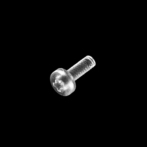 Miniatura 5 de uxcell M2x6mm plástico Phillips pernos 50pcs PC Pan cabeza máquina tornillos transparentes