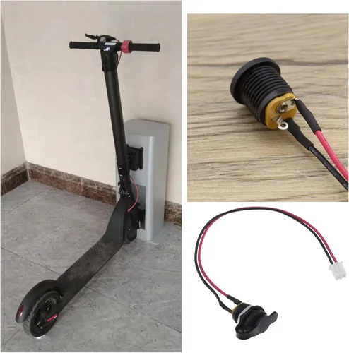 Miniatura 3 de The Lord of the Tools Puerto de carga eléctrica para bicicleta, 2 unidades, repuesto para bicicleta eléctrica, scooter, puerto CC de carga
